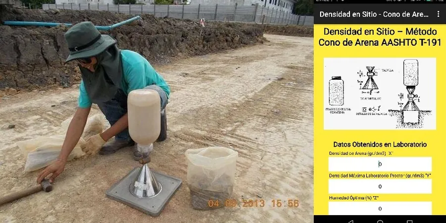 Imagen ilustrativa de Densidad cono arena en Bilbao